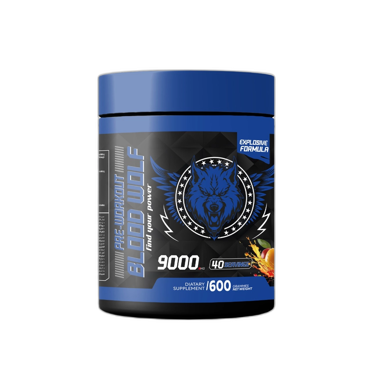 Preworkout Blood Wolf 600g - American Wolf