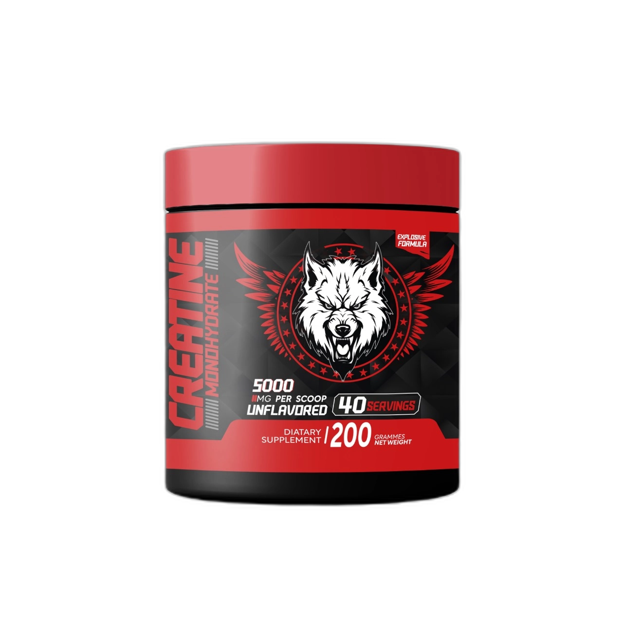 Creatine monohydrate - 200g - American Wolf