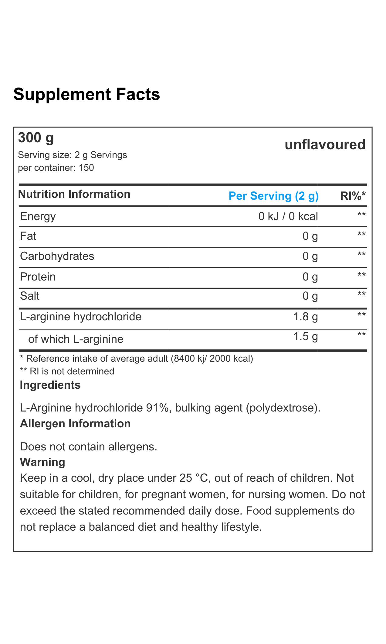 ARGININE 300GR