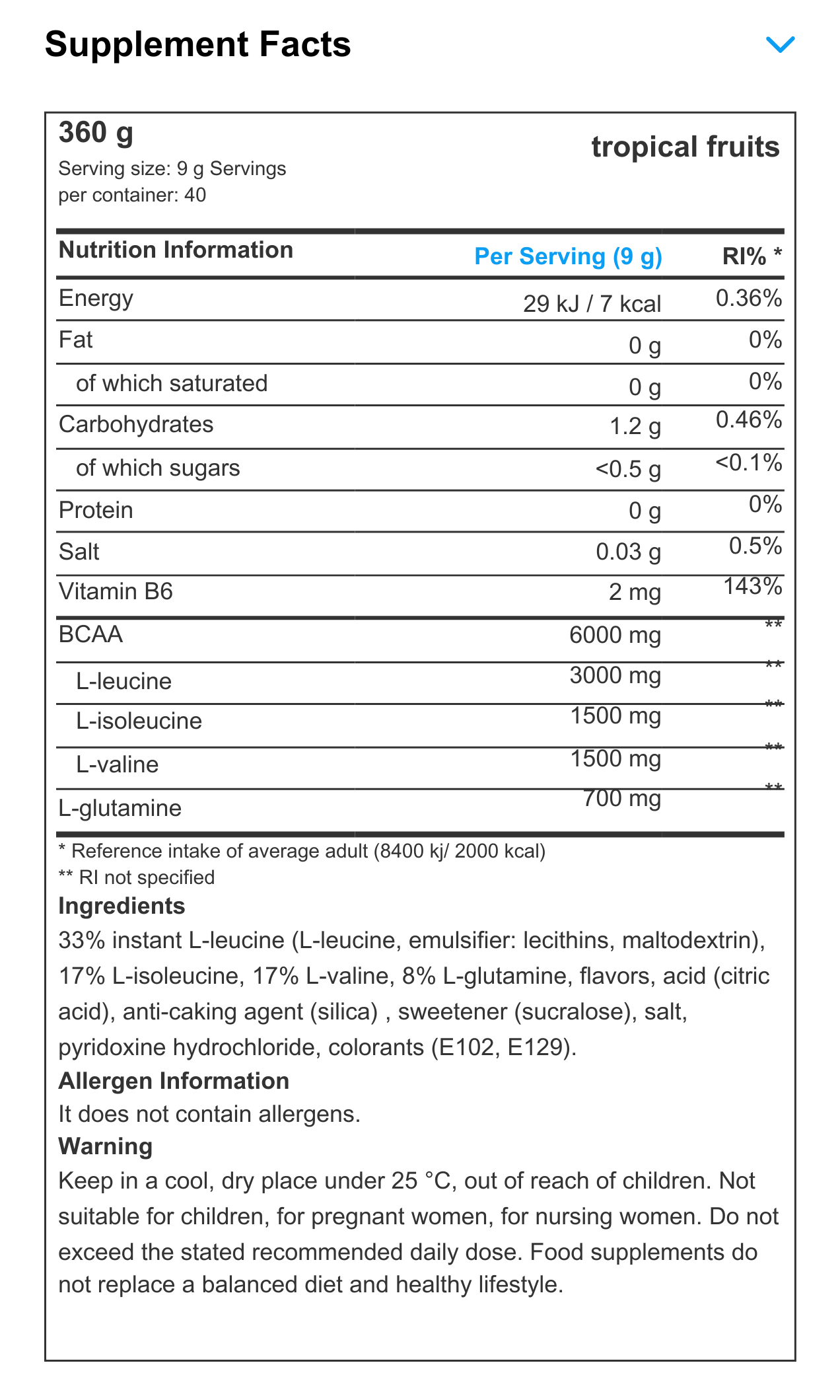 BCAA  360 GR