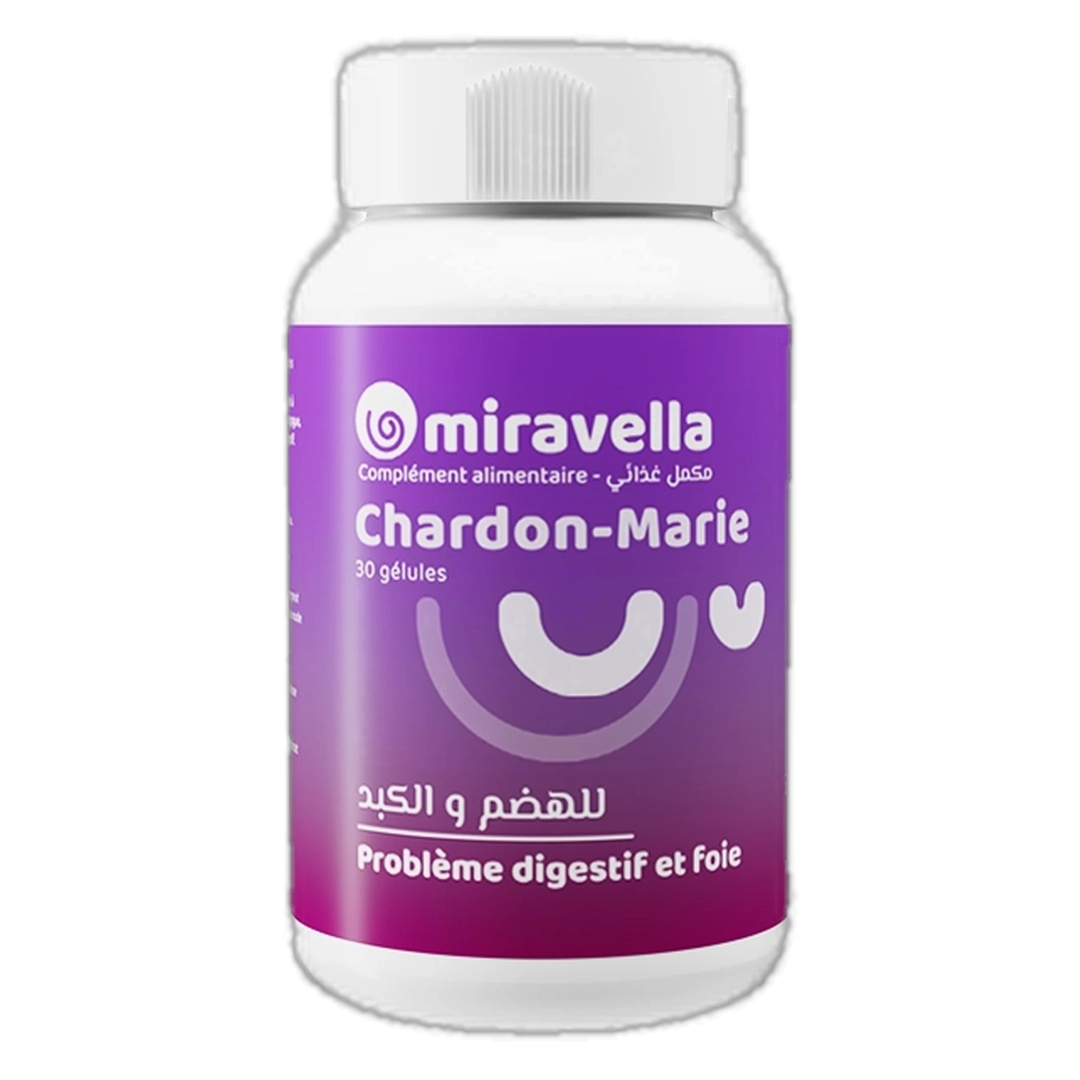 Chardon Marie (80% Silymarine) - 30 Gélules