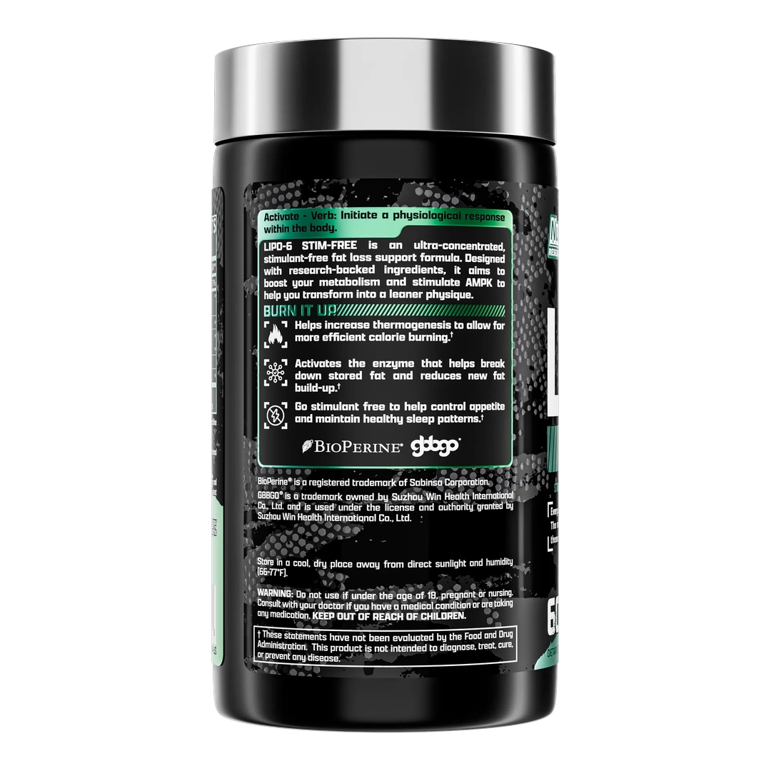 Lipo-6 Stim Free - 60 Gélules