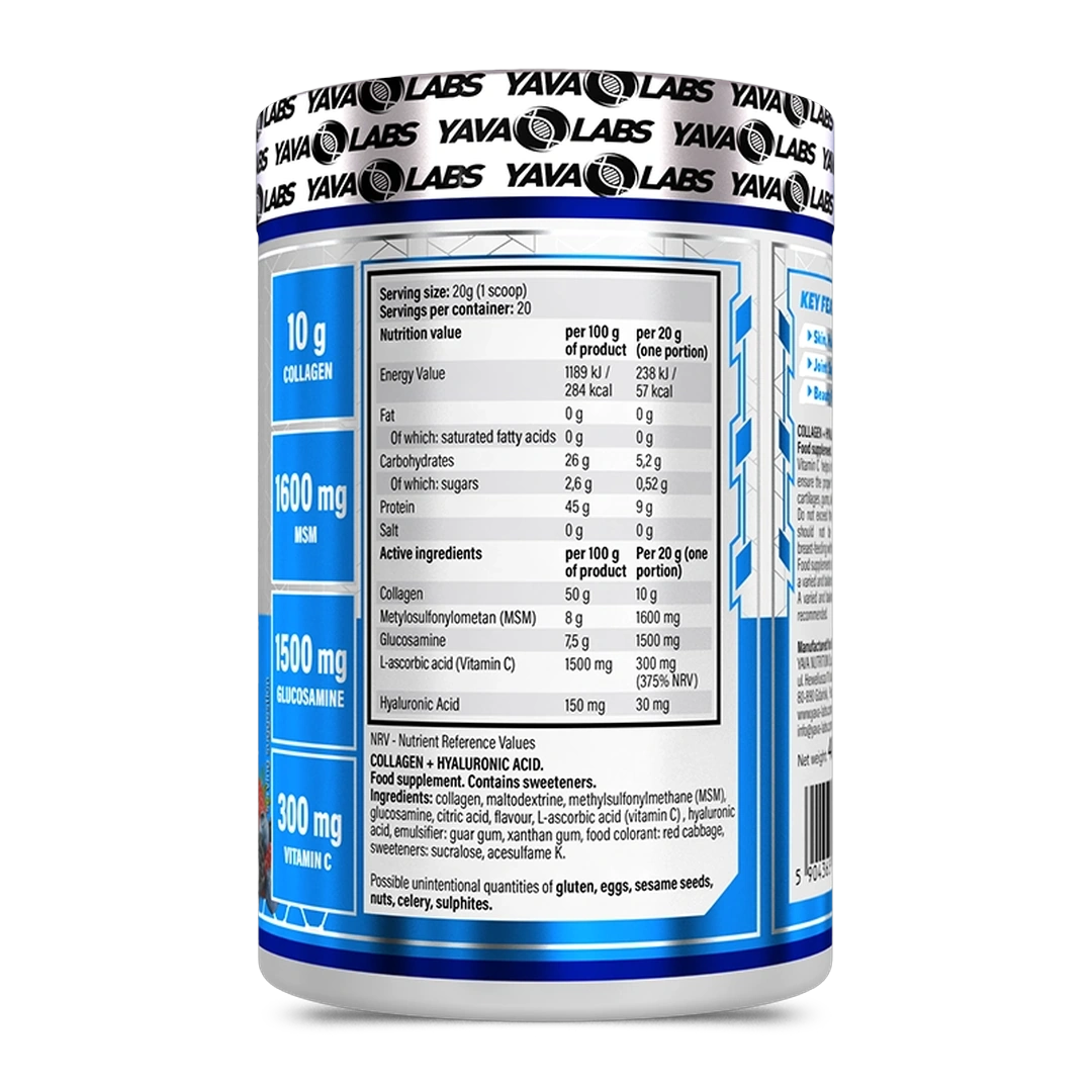 Collagen + Hyaluronic Acid - 400g