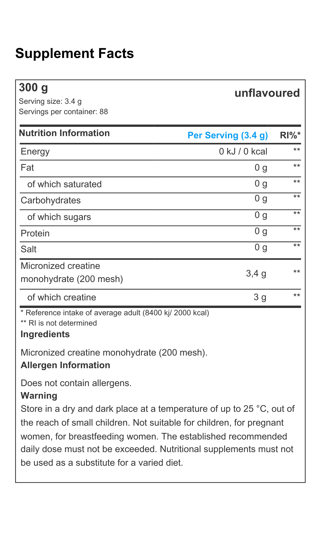 CREATINE ZERO  320GR